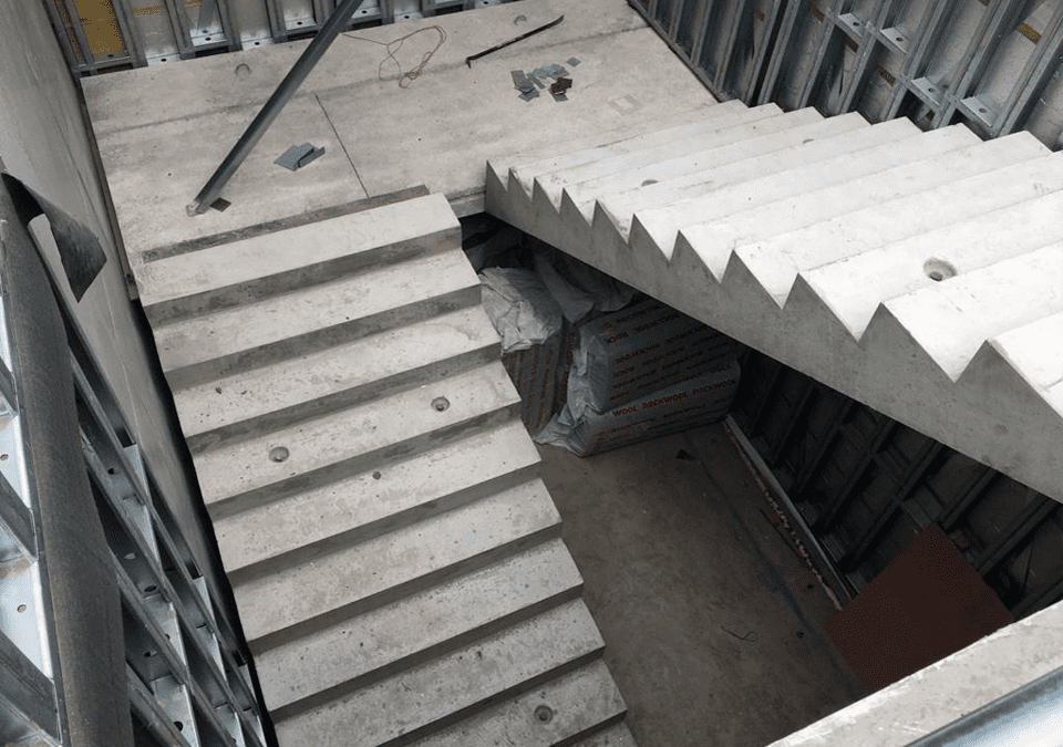 Precast Stairs and Landing for Croom Hospital