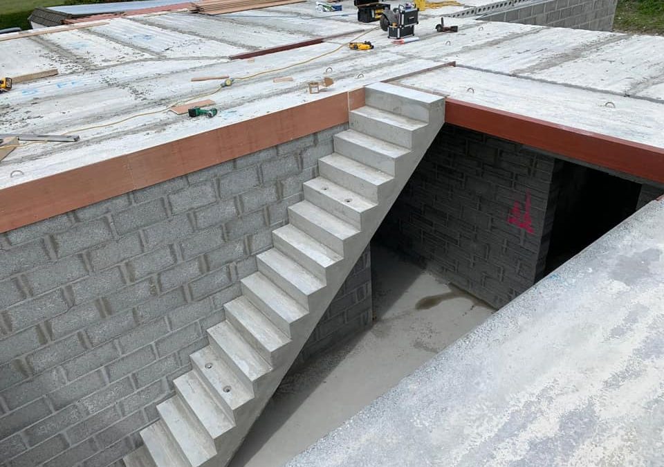 50sqm of 150mm Hollowcore & Precast Stairs in St. Mullins, Carlow