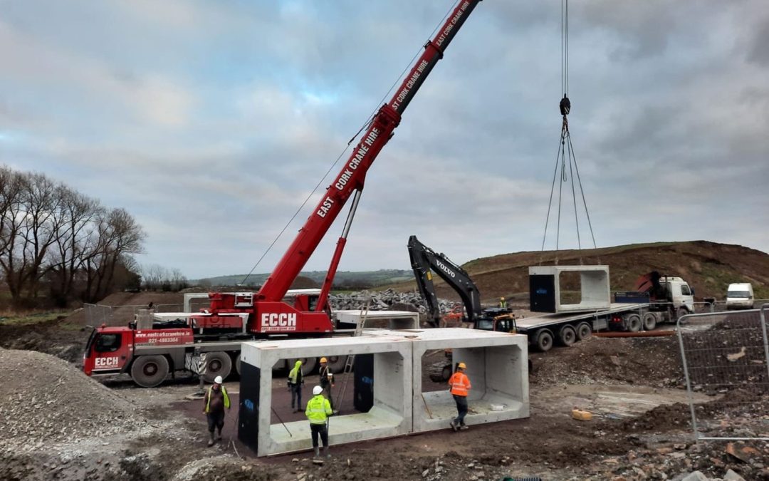 Supplying Precast culverts and wing walls