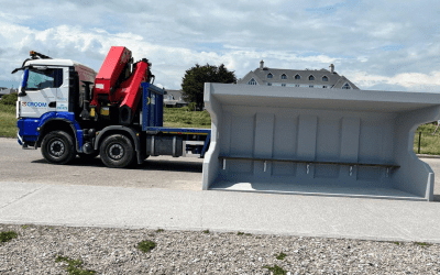 Storm proof precast swim shelters