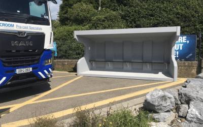 Another set of Croom Concrete storm proof swim shelters