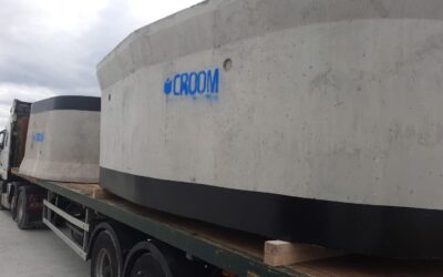 Croom Concrete 8,000 gallon storage tank