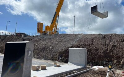 1200 Tonnes of Precast in just 2 days