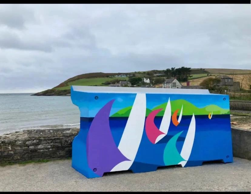 Croom Concrete swim shelter in Roberts cove